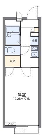レオパレスチェリーブロッサムの間取り画像