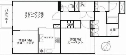 ユーロハイツ参宮橋の間取り画像