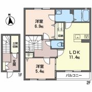シャーメゾン リラフォートBの間取り画像