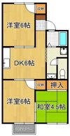 ハイツ杉野の間取り画像