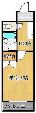 田中第10ハイツの間取り画像