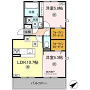 コウジィーコートの間取り画像