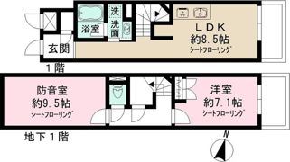 Admiral Himonyaの間取り画像