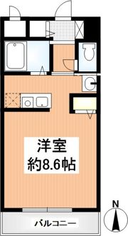 アブレスト京橋の間取り画像