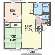 ディアコートBの間取り画像