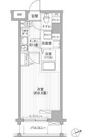 カーサ神明山田の間取り画像
