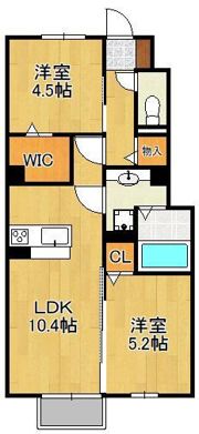 セジュール原町VIの間取り画像