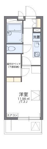 レオパレス中宗岡ドゥーエの間取り画像