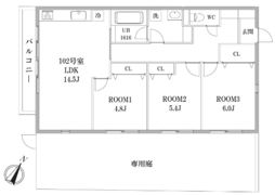 ラブレアコートの間取り画像