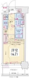 プレサンス神戸長田ラディアラの間取り画像