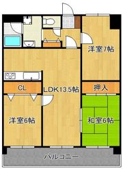 パストラールの間取り画像