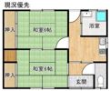 朝日東津田町貸家の間取り画像