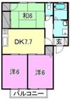 レプラコーン和泉Dの間取り画像