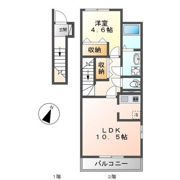 ラフォーレ千草の間取り画像