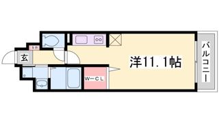 アドバンス三宮ウィングロードの間取り画像