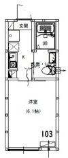 アルサーヴ千葉の間取り画像
