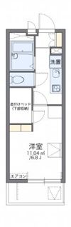 レオパレスオリビアの間取り画像