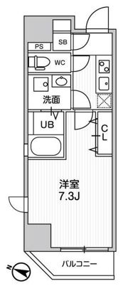 江戸川橋ステーションレジデンスの間取り画像