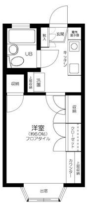 メゾン大野Ⅲの間取り画像