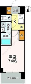 S-RESIDENCE新大阪Gardenの間取り画像