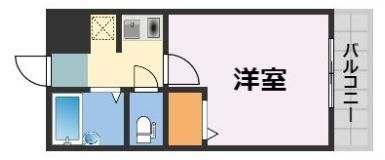 セレッソコート西心斎橋第2の間取り画像