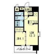 ライズ熊大病院前Ⅱの間取り画像