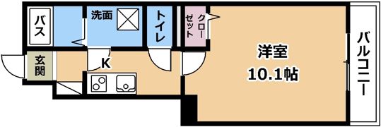 WAVE-KⅢの間取り画像