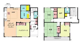 杉田戸建の間取り画像