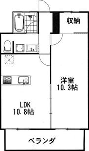 トーカンマンション千種の間取り画像