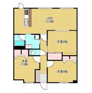 J’sMANSIONパークヒルズ立岩小前の間取り画像