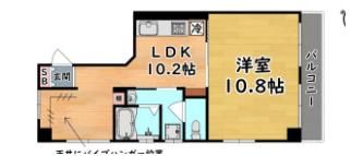 稗原マンションの間取り画像