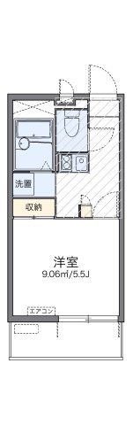 レオパレスアルメリアの間取り画像