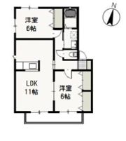 ペアフィールドAの間取り画像