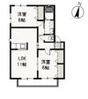 ペアフィールドAの間取り画像