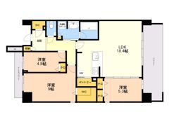 S－RESIDENCE百道aureateの間取り画像