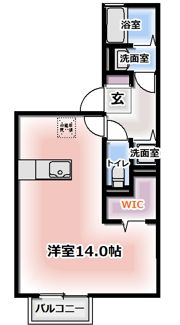 メゾンジュネスの間取り画像