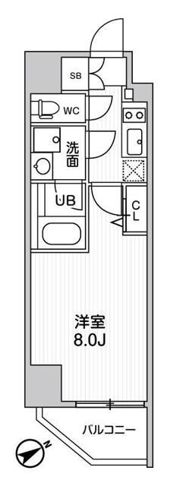 グラシアプレイス本駒込の間取り画像