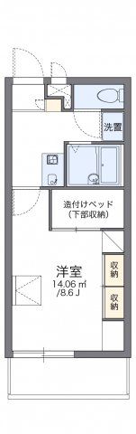 レオパレスFriendsⅡの間取り画像