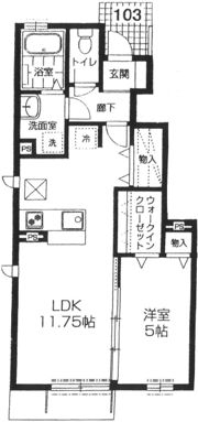 シテラデューズBの間取り画像