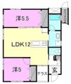 ボヌールの間取り画像