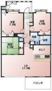 パルシオ東山元町の間取り画像