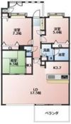 パルシオ東山元町の間取り画像
