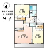 オリエンタルコートの間取り画像