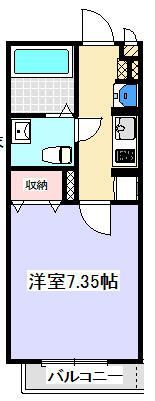 オークプラザ 埼玉大学生専用物件の間取り画像