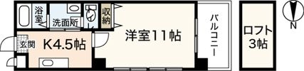 第13平勝ビルの間取り画像