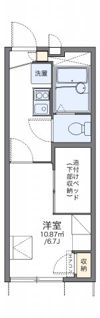 レオパレスアクアブルー青谷の間取り画像