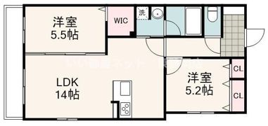Dear Courtの間取り画像