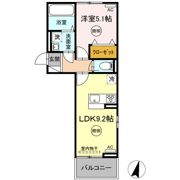 Polonia Wakamatsu B棟の間取り画像
