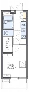 レオパレスエクレールK下大槻の間取り画像
