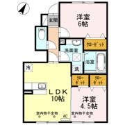 D－room小矢部 D棟の間取り画像